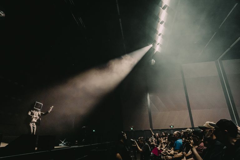 Shinedown performing live at AEC Theatre in Adelaide